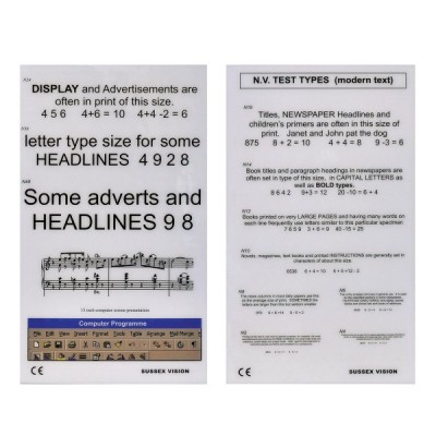 Reading Test Type (Modern)